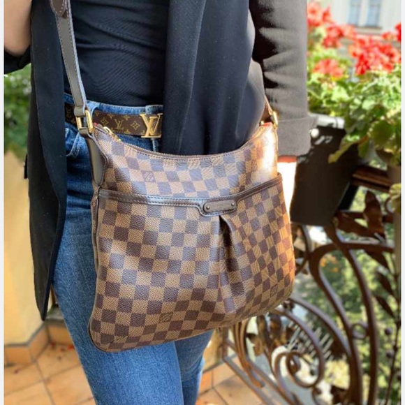 RARE! LOUIS VUITTON Bloomsbury GM (Largest size) Damier Ebene Crossbody - Picture 16 of 16